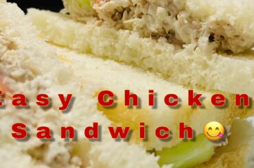 Easy chicken sandwich recipe/My version