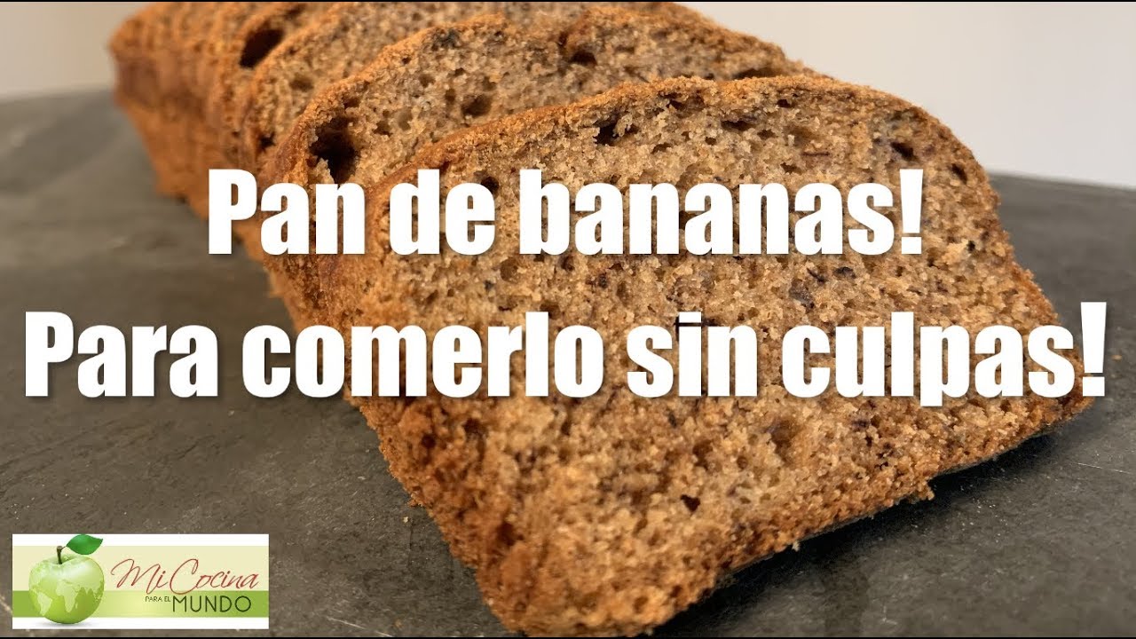 Pan de banana saludable | Healthy banana bread Pan de banana saludable | Healthy banana bread