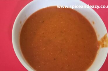 How to make Cream of Tomato soup, healthy low fat creamy yummy!