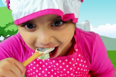 Russian Salad Recipe by 3-Year-Old | Fruits and Vegetable Salad by Inaya | Kids Cooking Show