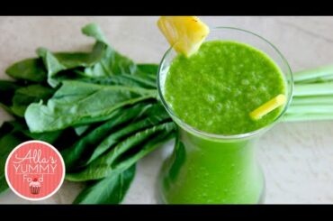 Healthy Breakfast: DAY 1: Pineapple & Kale Smoothie - Losing Weight