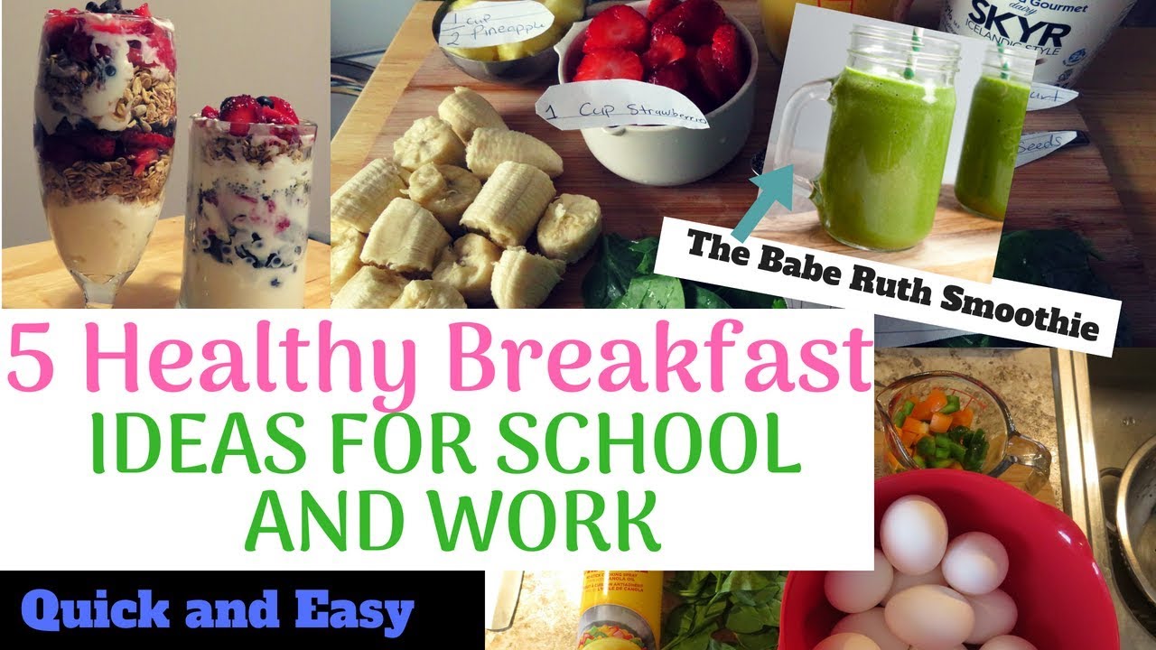 Healthy Breakfast Ideas for Work and School | Felicia Crowe93 Healthy Breakfast Ideas for Work and School | Felicia Crowe93