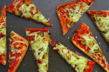 Vegetable Bread Pizza (Kid-Friendly Recipe)
