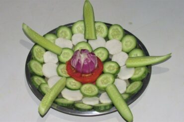 इस आसान तरीके से सलाद सजाएं प्लेट पर salad decoration ideas