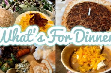 WHAT'S FOR DINNER || EASY & WARM WINTER MEAL IDEAS