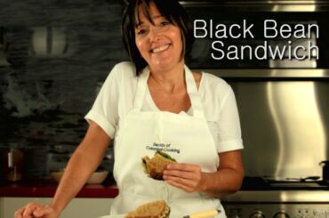 How to make the most delicious BLACK BEAN AVOCADO & SPINACH SANDWICH to lose weigh & Vegan by Pachi