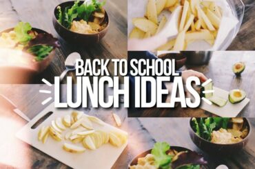 BACK TO SCHOOL LUNCH IDEAS 2017! vegan + healthy + quick!