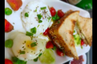 Perfect egg poach (2 methods) and Sandwich || Simple, easy and healthy breakfast