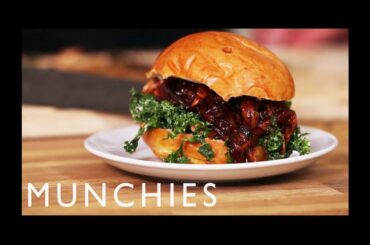 How to Make a Vegan Pulled BBQ Mushroom Sandwich