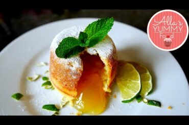 How to make Lime Lava Cake | Lime Lava Cake Recipe | Fondant Cake