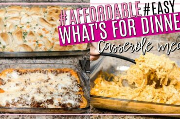 WHAT'S FOR DINNER? EASY AND BUDGET FRIENDLY FAMILY MEAL IDEAS
