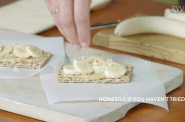 Davina's Peanut Butter & Banana on Ryvita Crunchy Rye Bread Recipes