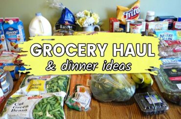 Grocery Haul + Easy Dinner Ideas for Families