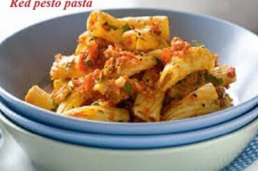 Red pesto pasta - Healthy Foods