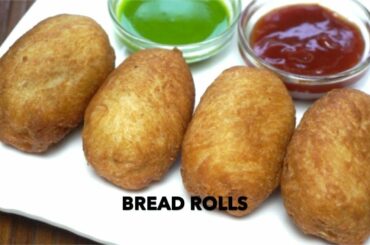 Bread Rolls Recipe | Bread Potato Roll Recipe | How to make Bread Rolls a Home | Easy Snack Recipe