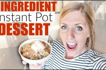 Instant Pot Apple Dump Cake - Three Ingredient Dessert - Pot in Pot Recipe