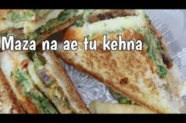 Yummy Spinach Egg Sandwich by Faizan Naseem | Healthy Breakfast Concepts | Post Workout Sandwich