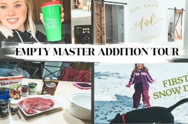 HUGE Master Room Addition UPDATES! | dinner idea, grwm, + weekly vlog