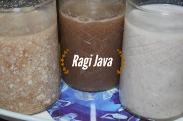 Healthy recipes/Ragi java in 3 ways/kids recipes