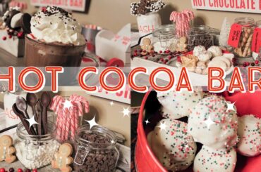 Hot Cocoa Bar + Quick & Easy Snack Ideas | Mostly Dollar Tree