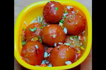 Bread Gulab Jamun Recipe🍞😋👌 |Honey's kitchen |Instant Gulab Jamun Recipe