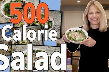 What a 500-Calorie, Low-Carb/High Fat Salad Looks Like
