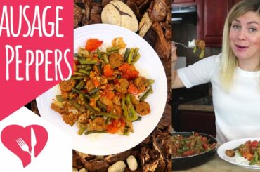 Vegan Sausage and Peppers | Easy Healthy Recipes | The Hungry Health Coach
