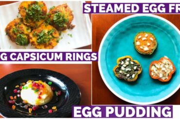 3 Easy & unique egg recipes | Egg dessert recipe | Healthy snack recipes