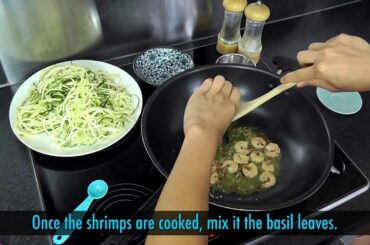 Garlic & Chilli Zucchini Pasta (Weight Loss Recipes)