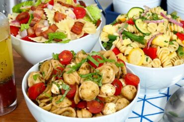 Easy Pasta Salad 3 Delicious Ways