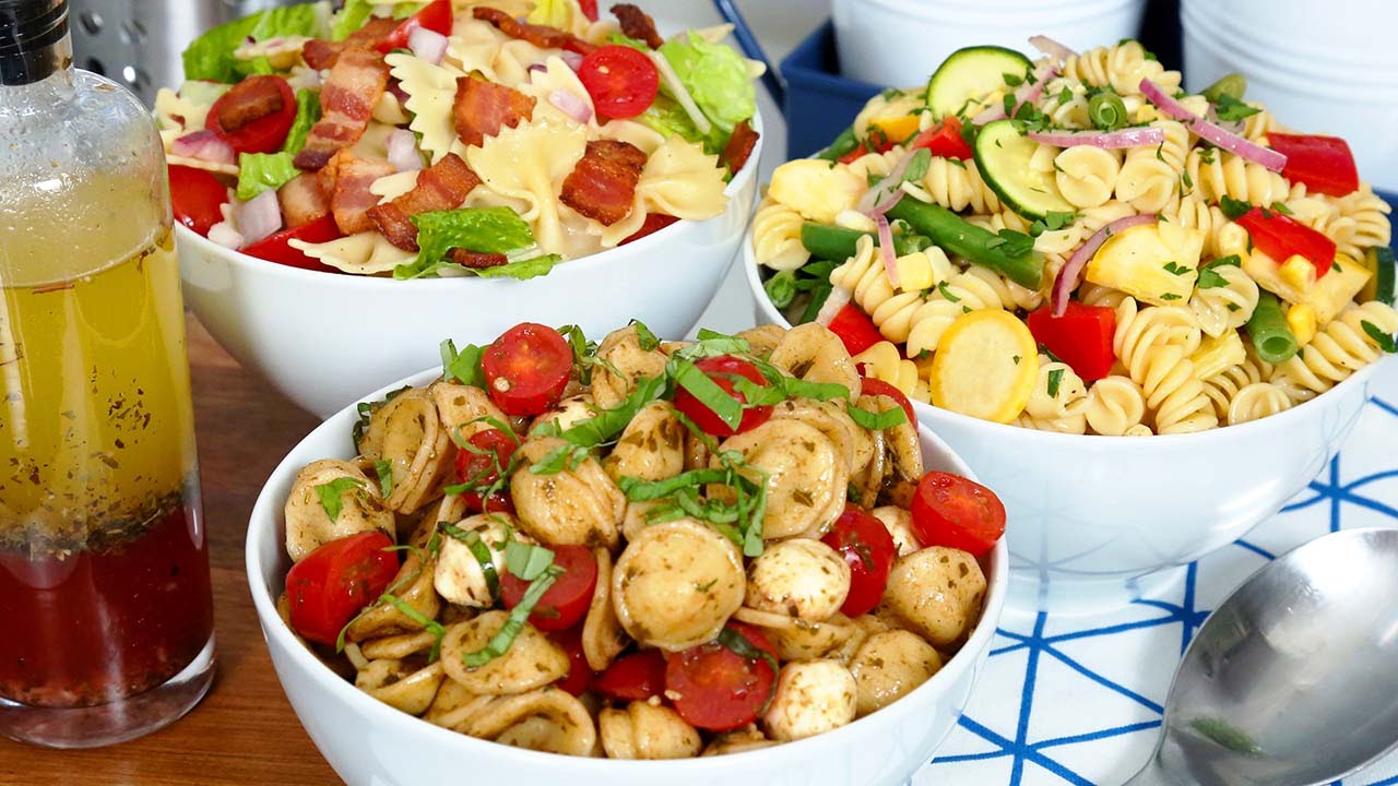 Easy Pasta Salad 3 Delicious Ways Easy Pasta Salad 3 Delicious Ways