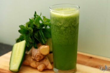 Before Breakfast Weight Loss Smoothies & Mint Cucumber Ginger Lemon Honey | Recipes By Chef Ricardo