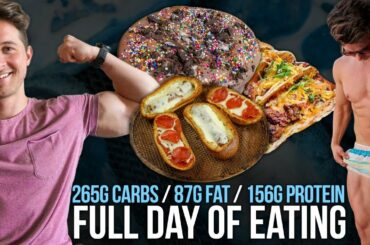 Fat Loss Flexible Dieting Full Day of Eating | Tacos, Pizza & Frosty's!