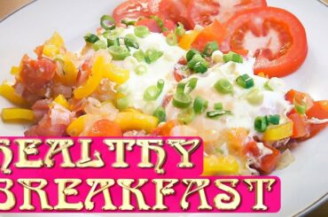4 Eggs recipes for breakfast ( SCRAMBLED EGGS) WITH VEGETABLES