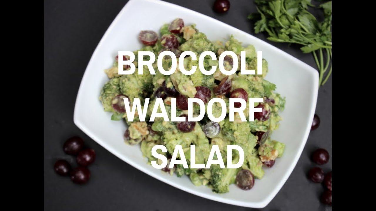 Easy healthy broccoli waldorf salad (dairy-free, gluten-free) Easy healthy broccoli waldorf salad (dairy-free, gluten-free)