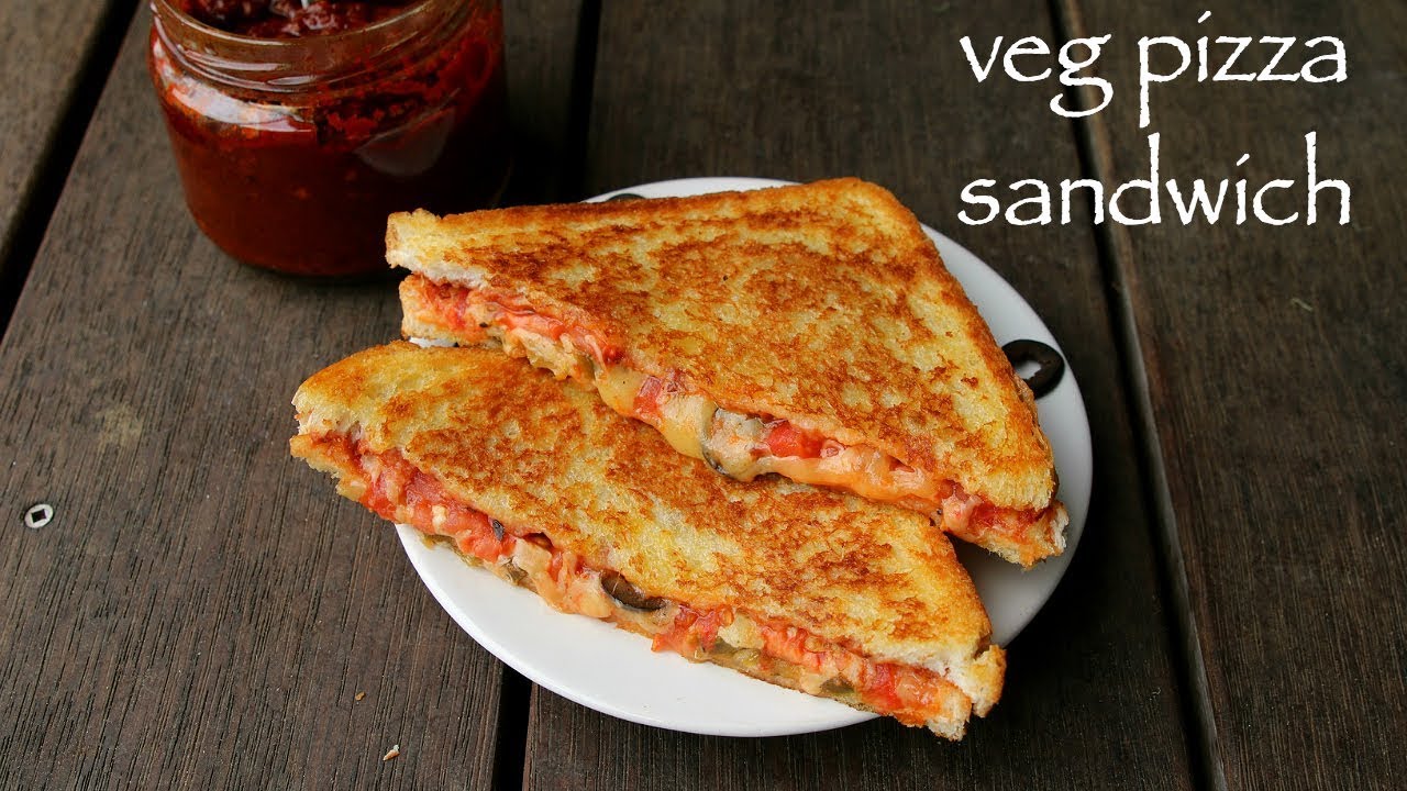 pizza sandwich recipe | grilled veg pizza sandwich | pizza sandwiches pizza sandwich recipe | grilled veg pizza sandwich | pizza sandwiches
