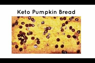 keto pumpkin bread//low carb fall recipe