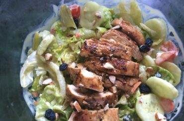 High protein Low fat Chicken Salad - Diet week (contd.)