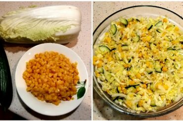 Здоровья и Дешёвая Салат с капустой/ Healthy & Cheap Cabbage Salad Recipe