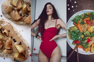 🌹 what i eat in a day (vlog) - healthy student meals 🍃