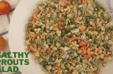 മുളപ്പിച്ച പയർ കൊണ്ടൊരു  #ഹെൽത്തിസാലഡ് /#Sprouts #Salad /Recipe #50