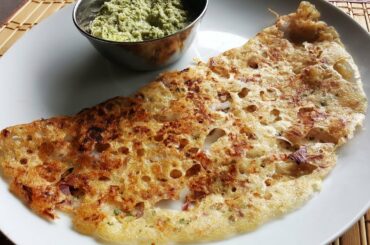 Crispy Onion Rava (Suji) Dosa| South Indian Breakfast Recipe