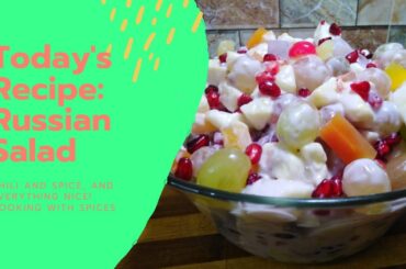 RUSSIAN SALAD | Best Healthy Tasty Salad | Best for all parties| by cooking with spices