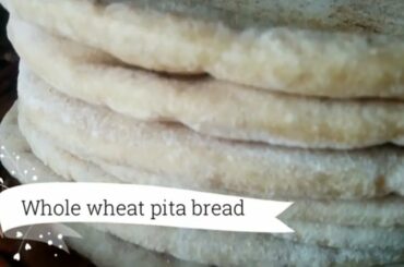 YOU CAN ALSO MAKE HEALTHY WHOLE WHEAT PITA BREAD WITHOUT OVEN