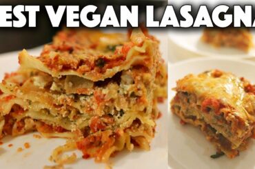 BEST VEGAN LASAGNA I'VE EVER MADE (SUPER EASY!)
