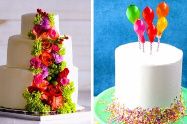 15 Amazing Cake Decoration Ideas to Impress Your Wedding Guests!! | Cake Tutorials by So Yummy