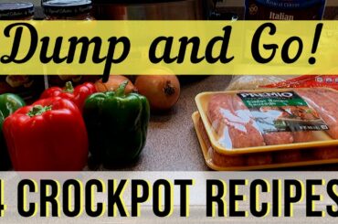Dump & Go Crock Pot Meals | Quick and Easy Crock Pot Recipes