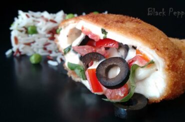 Stuffed Chicken Breast with Mozzarella | Black Pepper Chef