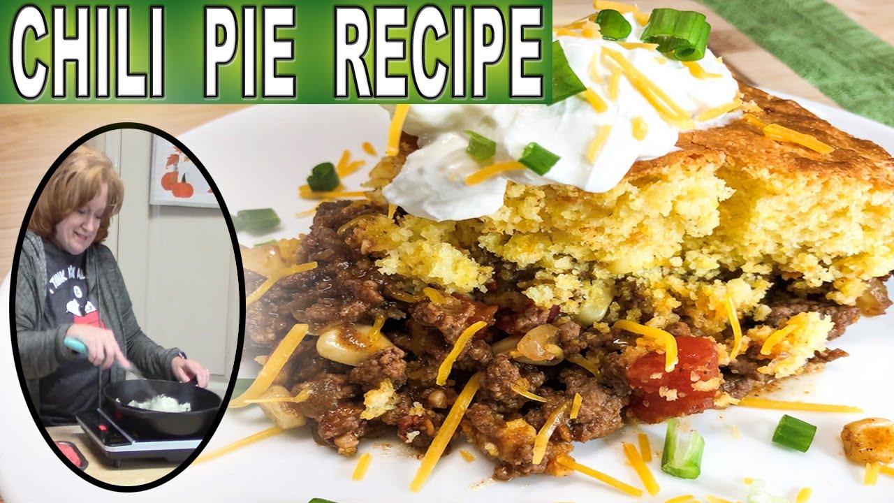 CHILI PIE RECIPE WITH CORNBREAD TOPPING Simple Easy Delicious Dinner CHILI PIE RECIPE WITH CORNBREAD TOPPING Simple Easy Delicious Dinner