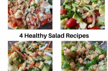 4 Healthy Salad Recipes. Time to eat HF